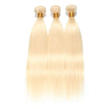 Virgin Hair 100% Human Remy Hair Straight (#613 Bleach Blonde)
