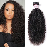 Brazilian Virgin Hair 100% Human Hair Kinky Curly (#1B Natural Black)