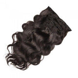 16 – 26 Inch Clip In Remy Hair Extensions Body Wave (#2 Dark Brown)