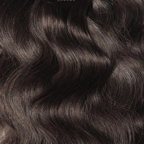 16 – 26 Inch Clip In Remy Hair Extensions Body Wave (#2 Dark Brown)
