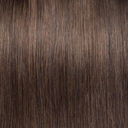 16 – 26 Inch Clip In Remy Hair Extensions Straight (#4 Medium Brown)