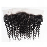10 – 20 Inch Virgin Hair Deep Wave 13 x 4 Lace Frontal (#1B Natural Black)