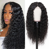 Pre-Plucked 360 Lace Frontal Wigs Virgin Hair Curly Wig