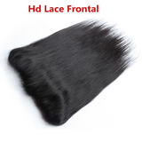 10 – 20 Inch Human Virgin Hair HD Lace Frontal (#1B Natural Black)