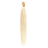 16 – 24 Inch Nail I Tip Remy Hair Extensions Straight (#613 Bleach Blonde)