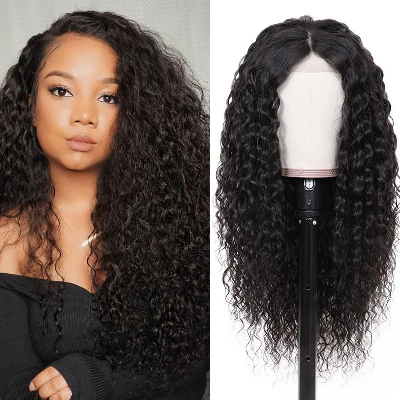 Pre-Plucked Lace Front Wig Virgin Hair Curly