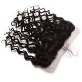 10 – 20 Inch Virgin Hair Natural Wave 13 x 4 Lace Frontal (#1B Natural Black)