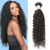 Peruvian Virgin Hair 100% Human Hair Curly (#1B Natural Black)