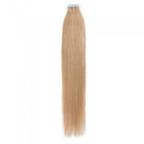 16 – 24 Inch Tape In Remy Hair Extensions Straight (#27 Strawberry Blonde)