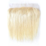 Virgin Hair Straight Transparent Lace Frontal (#613 Bleach Blonde)