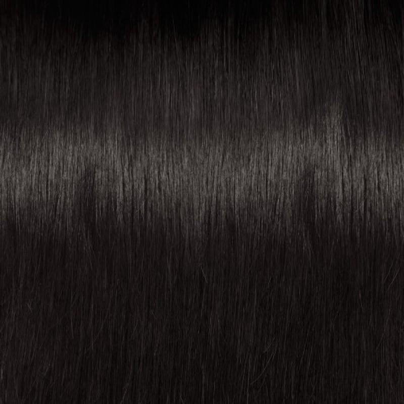16 – 24 Inch Nail U Tip Remy Hair Extensions Straight (#1B Natural Black)