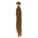 16 – 24 Inch Nail U Tip Remy Hair Extensions Straight (#8 Light Brown)