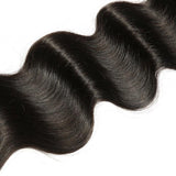10A Malaysian Virgin Hair 100% Human Hair Body Wave (#1B Natural Black)