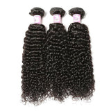 10A Brazilian Virgin Hair 100% Human Hair Curly Wave (#1B Natural Black)