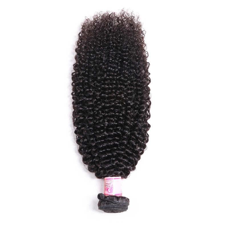 10A Brazilian Virgin Hair 100% Human Hair Kinky Curly (#1B Natural Black)