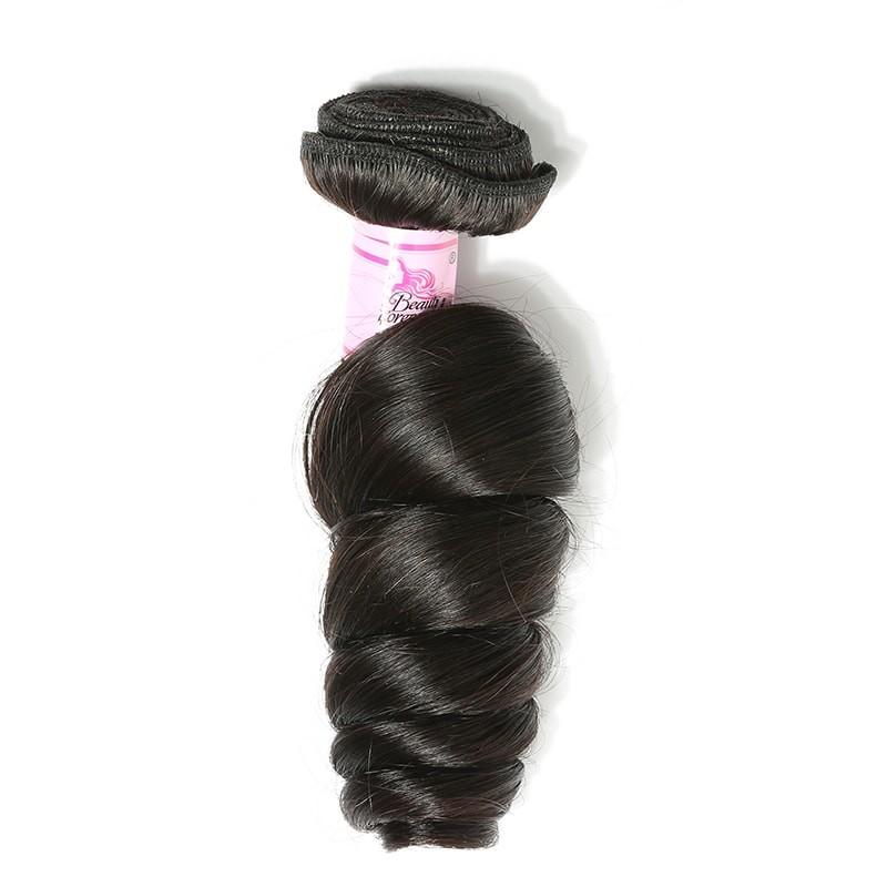 10A Malaysian Virgin Hair 100% Human Hair Loose Wave (#1B Natural Black)