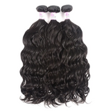 10A Virgin Hair 3 Bundles with 13 x 4 Lace Frontal Natural Wave Hair