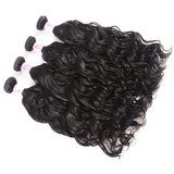 10A Virgin Hair 4 Bundles with 4 x 4 Lace Closure Natural Wave Hair