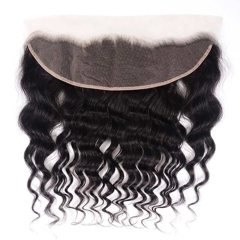 10A Virgin Hair 4 Bundles with 13 x 4 Lace Frontal Natural Wave Hair