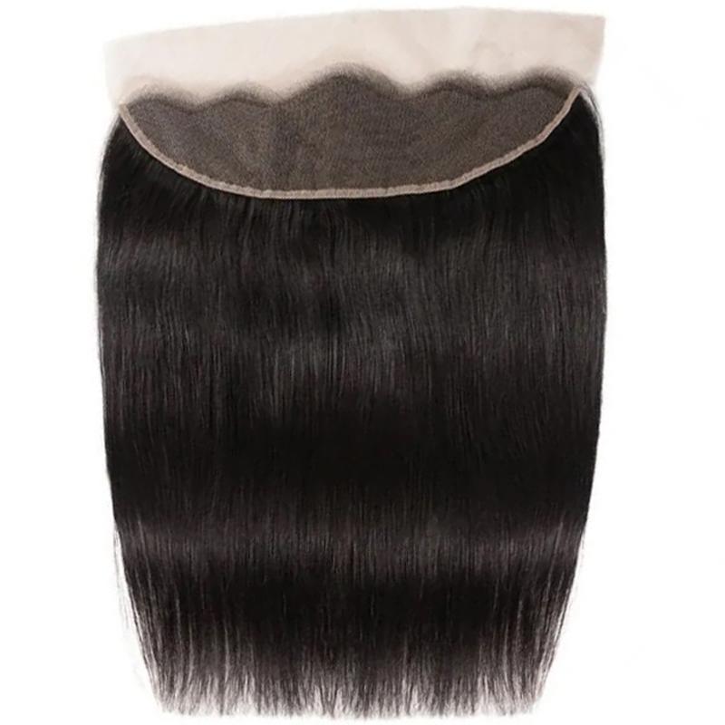 10A Virgin Hair 3 Bundles with 13 x 4 Lace Frontal Straight Hair