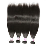 10A Virgin Hair 4 Bundles with 13 x 4 Lace Frontal Straight Hair
