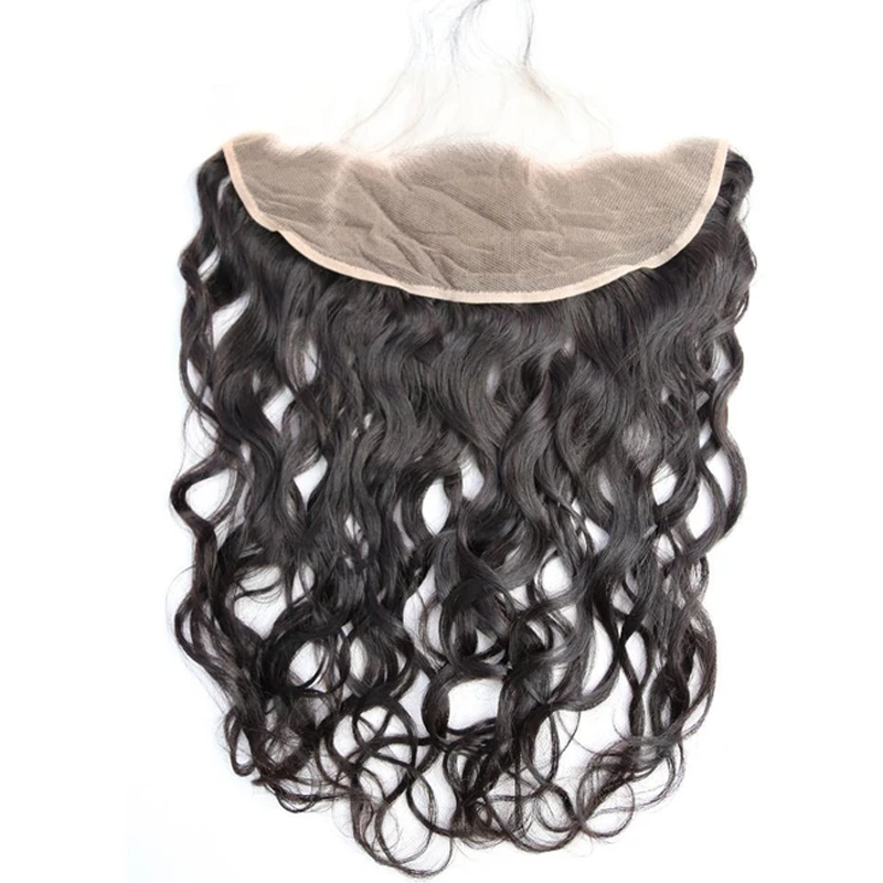 10A Virgin Hair 3 Bundles with 13 x 4 Lace Frontal Water Wave Hair