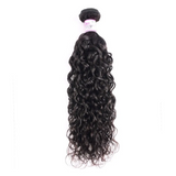 10A Indian Virgin Hair 100% Human Hair Water Wave (#1B Natural Black)